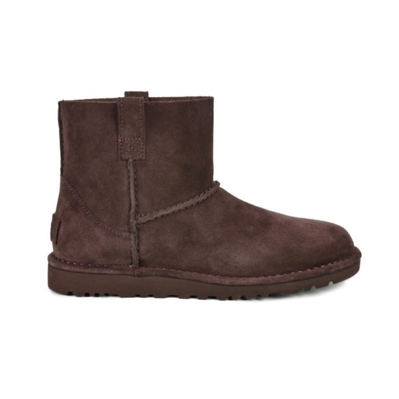 NWT UGG classic unlined purple leather boots 5 - Picture 5 of 10